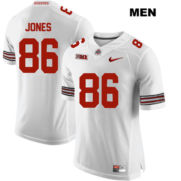 Ohio State Buckeyes Men's Dre'Mont Jones #86 White Authentic Nike College NCAA Stitched Football Jersey BV19M65LB